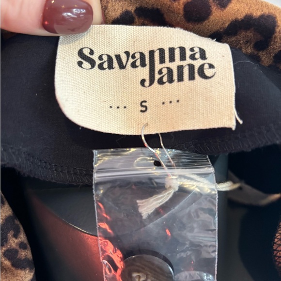 Embroidered Black Jacket with Leopard Print and flower Accents - Picture 4 of 8